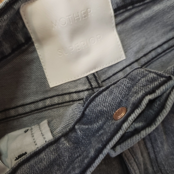 Mother Superior Womens Flared Jeans Size 24 The Hustler Ankle Drawing A Blank - Picture 3 of 12